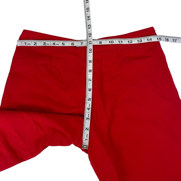 Vtg Water Girl Patagonia Capris | 4 | Red Nylon Pockets USA | Beachy Ocean Water - Picture 7 of 10
